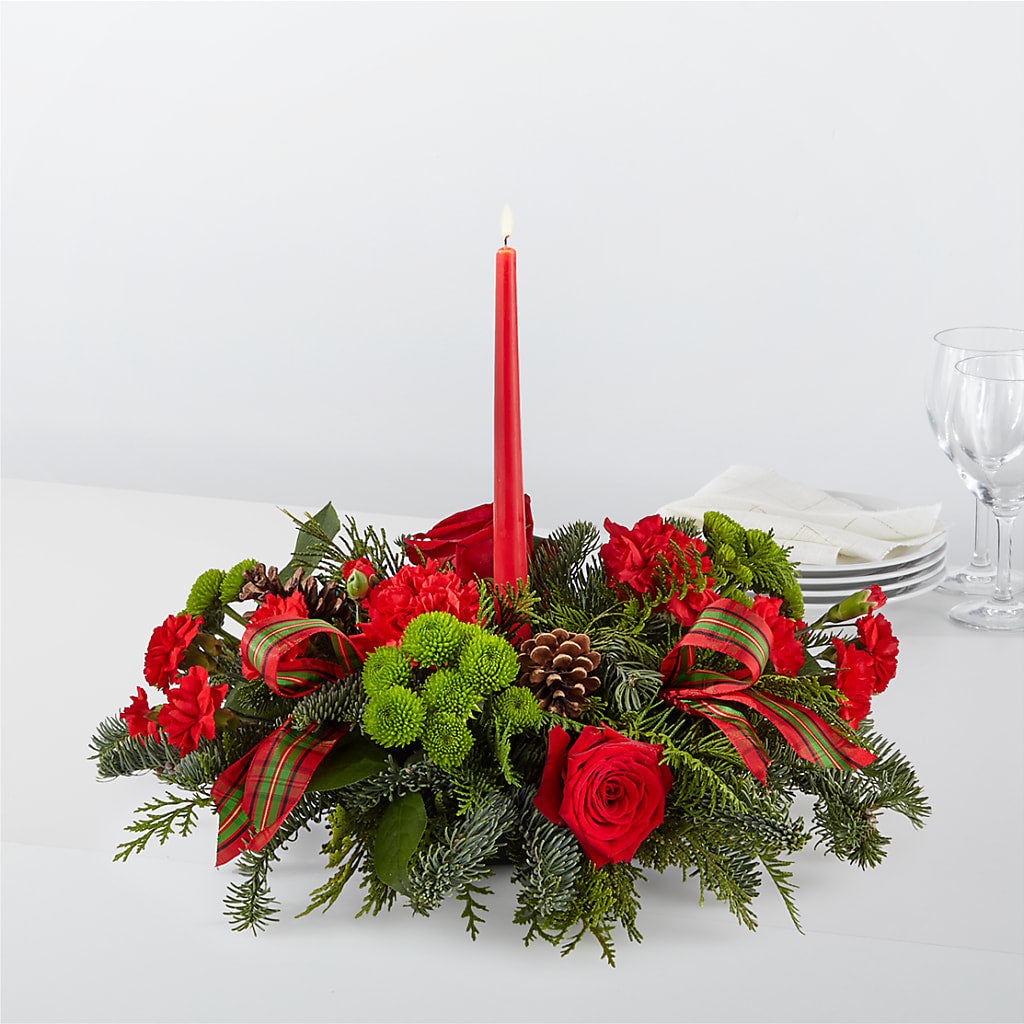 By the Candlelight Centerpiece – BERMAN'S FLOWERS, Kingsburg CA