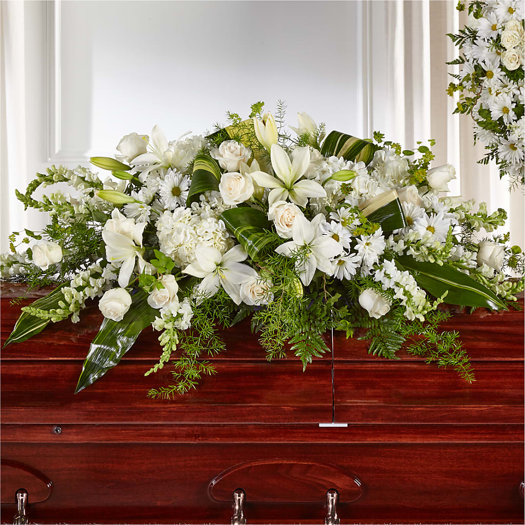 Abundance Casket Spray – BERMAN'S FLOWERS, Kingsburg CA