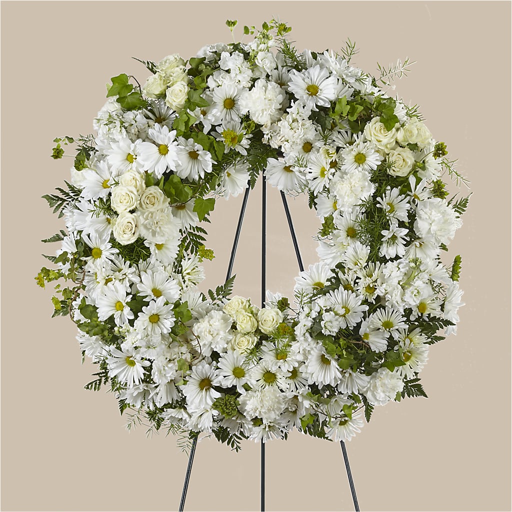 Faithful Wishes Wreath – BERMAN'S FLOWERS, Kingsburg CA