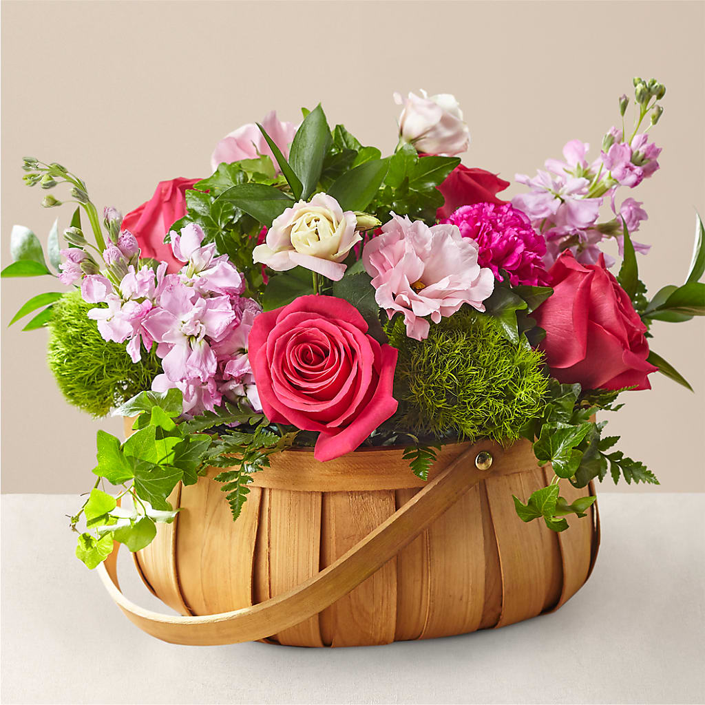 Radiance in Bloom Basket – BERMAN'S FLOWERS, Kingsburg CA