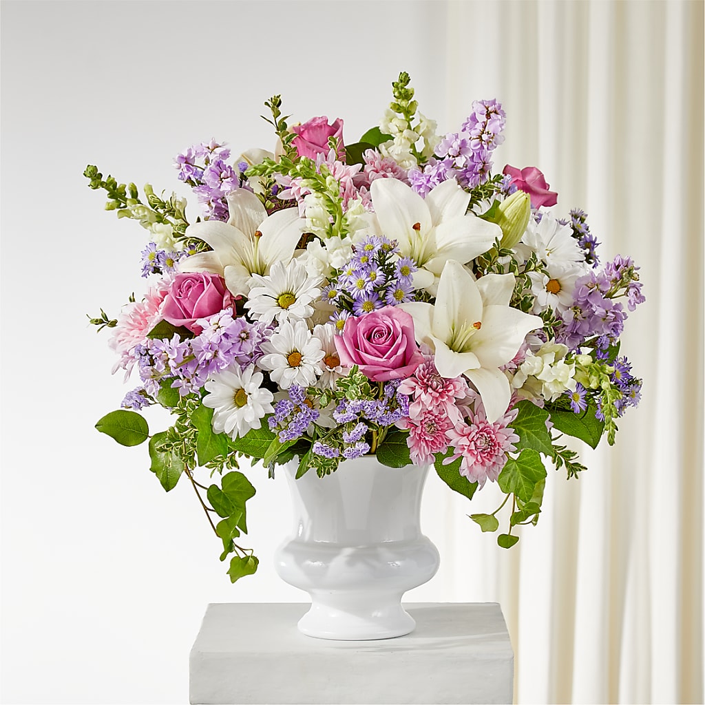 Remarkable Life Urn Arrangement – BERMAN'S FLOWERS, Kingsburg CA