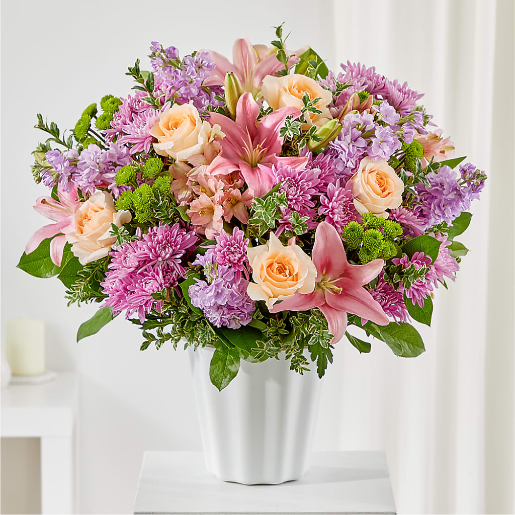 Supportive Embrace Tabletop Basket – BERMAN'S FLOWERS, Kingsburg CA