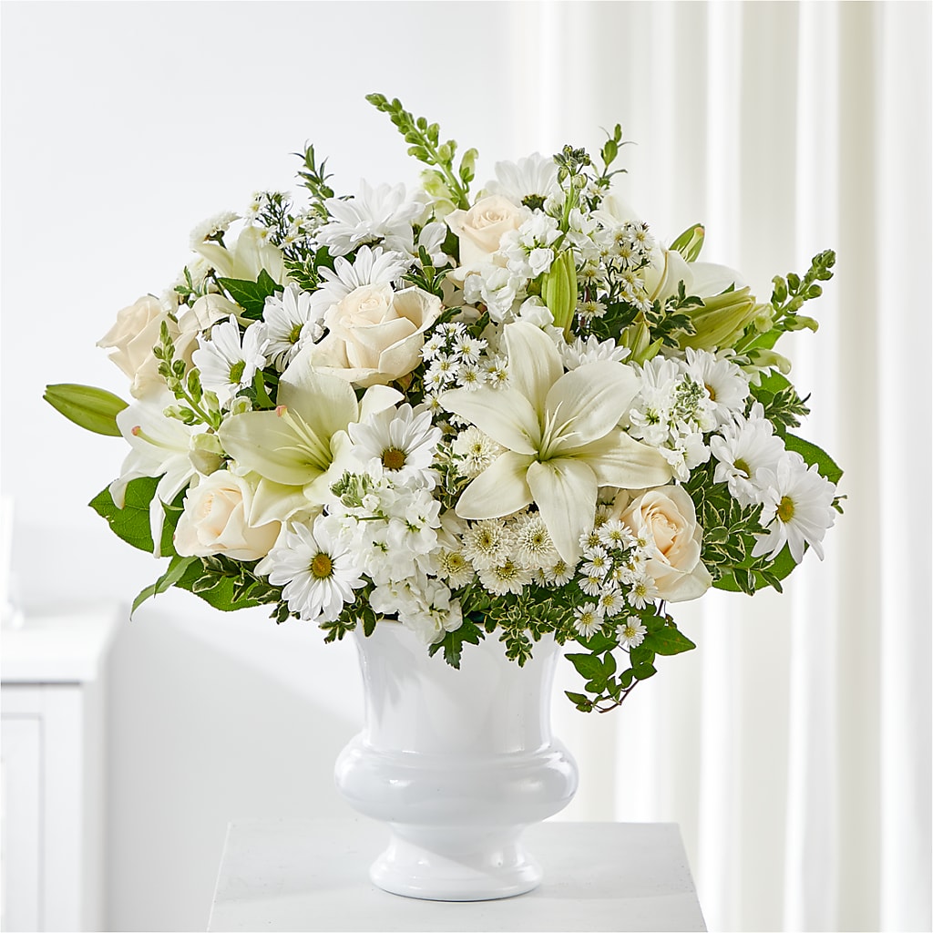 Uplifting Urn Arrangement – BERMAN'S FLOWERS, Kingsburg CA