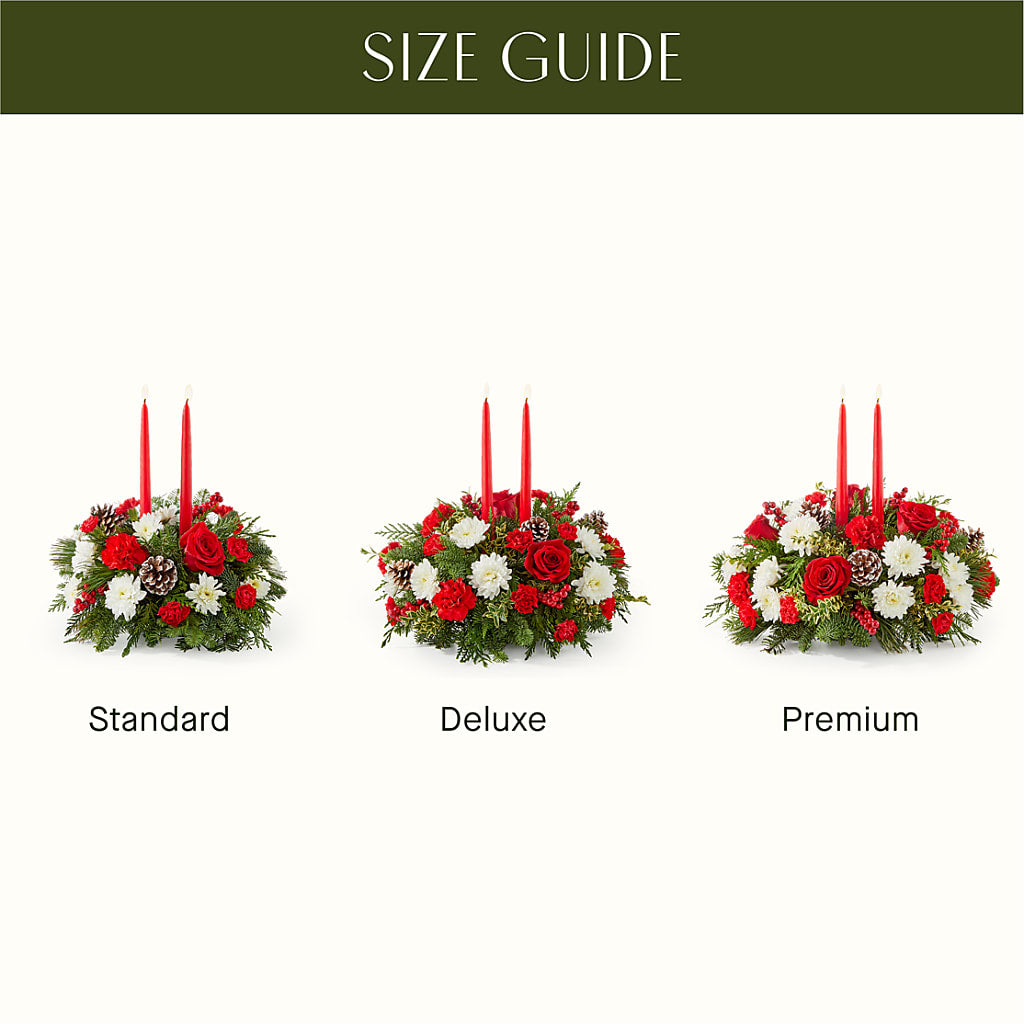Holiday Soiree Centerpiece – BERMAN'S FLOWERS, Kingsburg CA