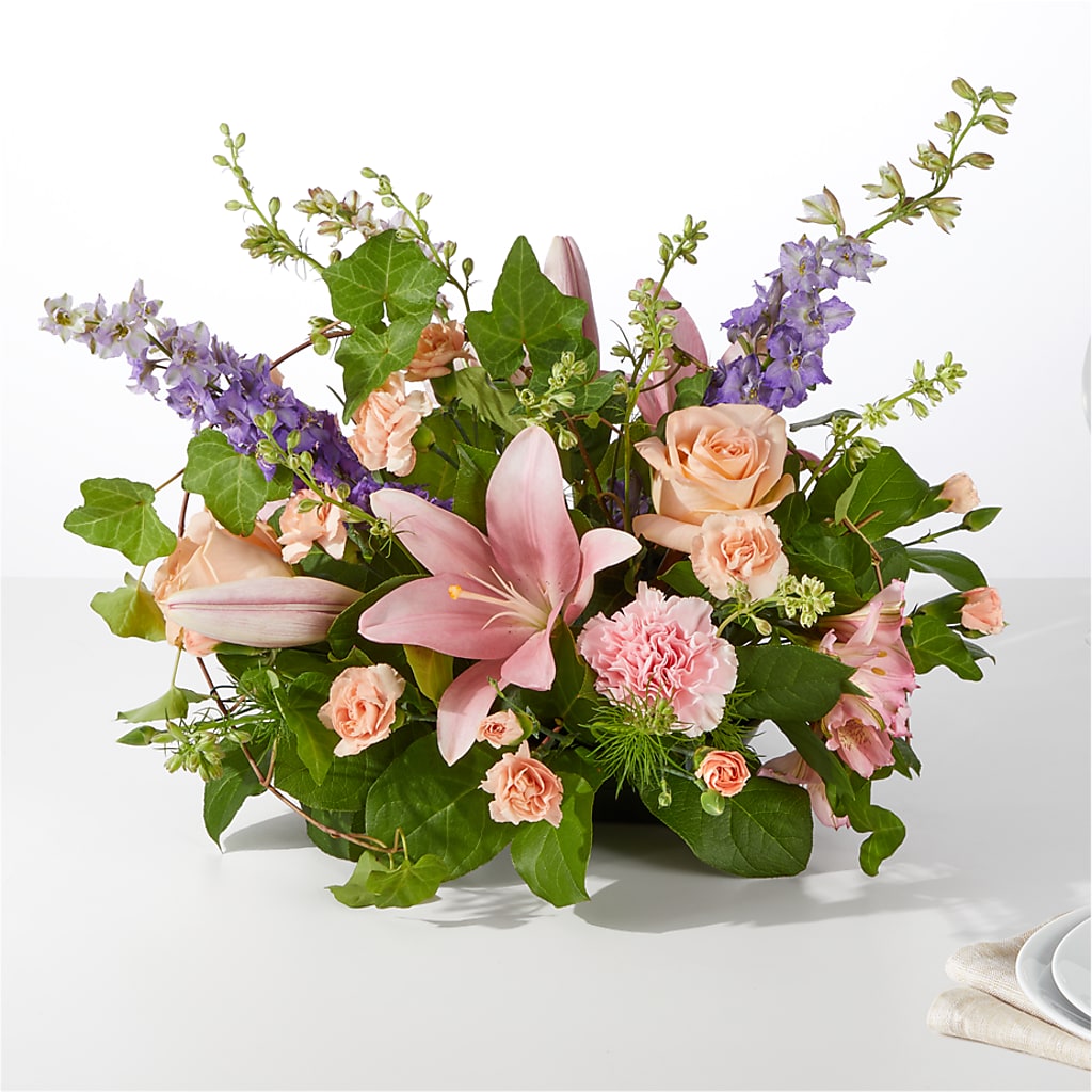 Blossom Time Centerpiece – BERMAN'S FLOWERS, Kingsburg CA