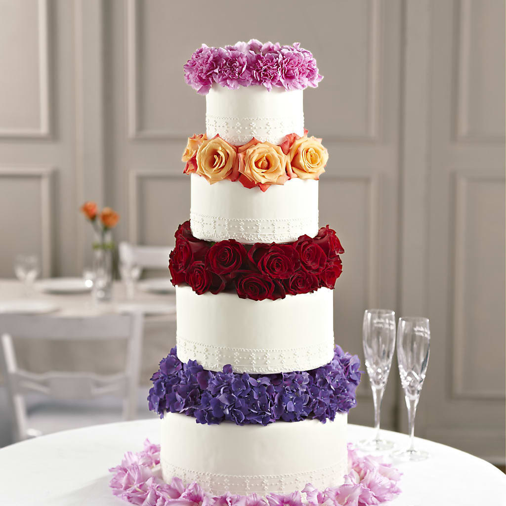 Infinite Love Cake Décor – BERMAN'S FLOWERS, Kingsburg CA