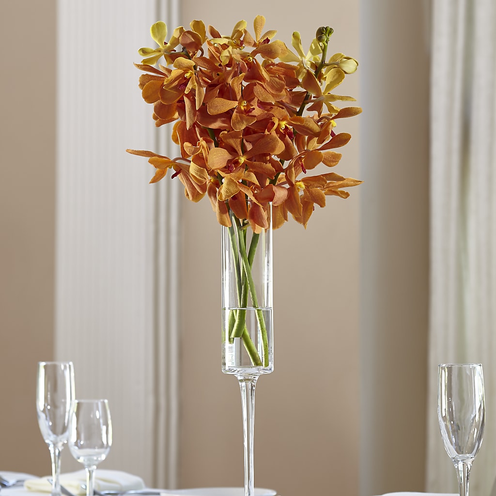 Orange Mokara Bouquet – BERMAN'S FLOWERS, Kingsburg CA