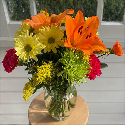 Bold & Bright – A Florist Original – BERMAN'S FLOWERS, Kingsburg CA