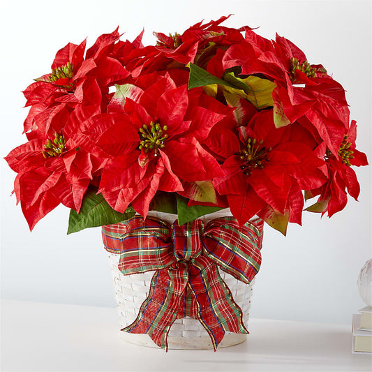 Happiest Holidays Poinsettia – BERMAN'S FLOWERS, Kingsburg CA
