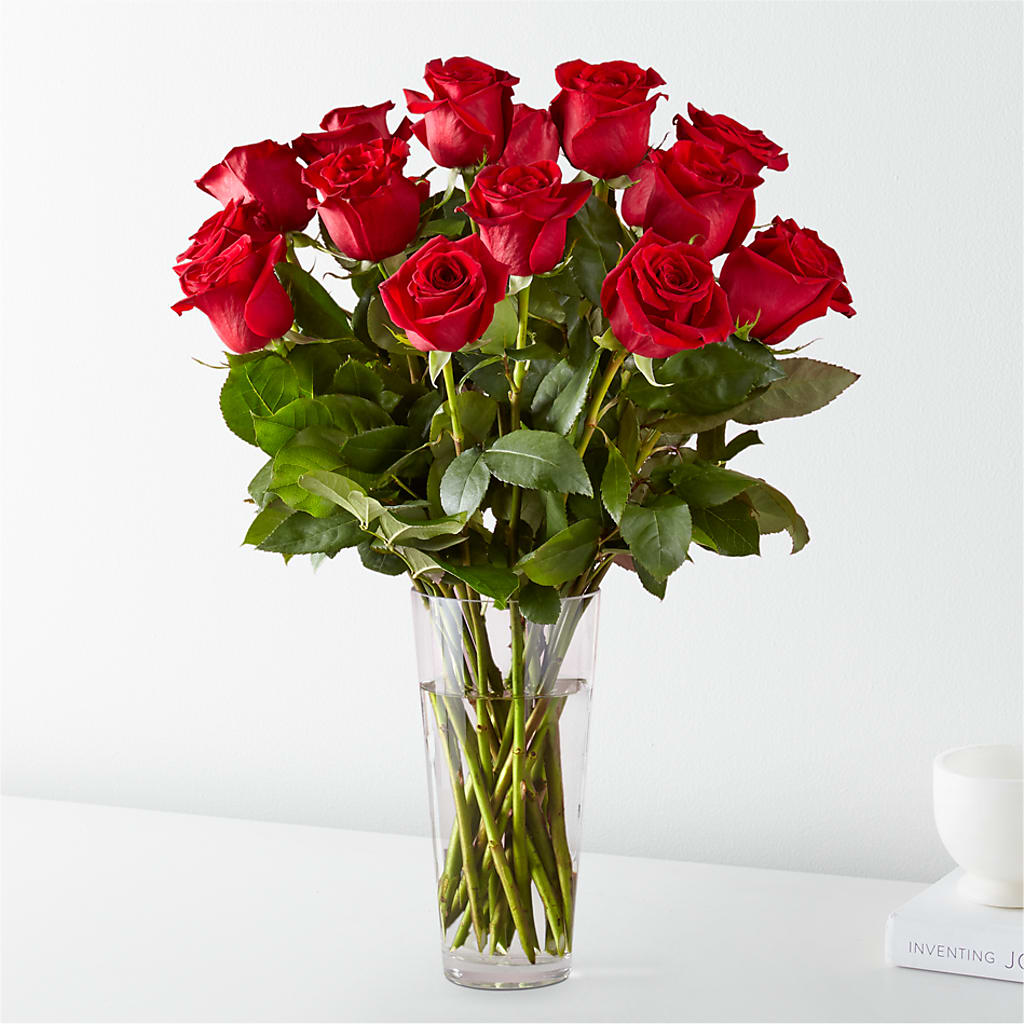Long Stem Red Rose Bouquet – BERMAN'S FLOWERS, Kingsburg CA