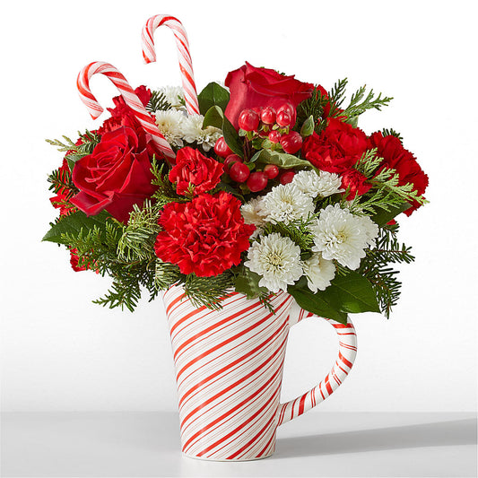 Peppermint Swirl Mug – BERMAN'S FLOWERS, Kingsburg CA