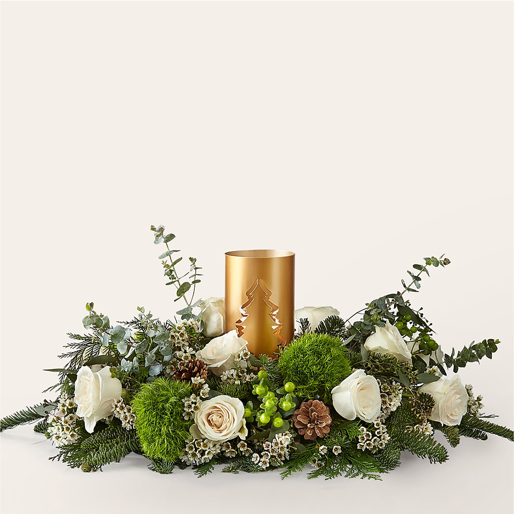 Chestnuts Roasting Centerpiece – BERMAN'S FLOWERS, Kingsburg CA