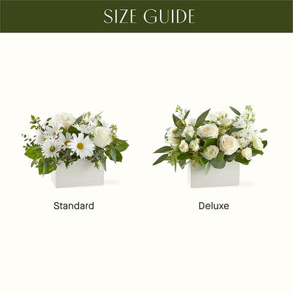 Fresh Linen Box Bouquet – BERMAN'S FLOWERS, Kingsburg CA