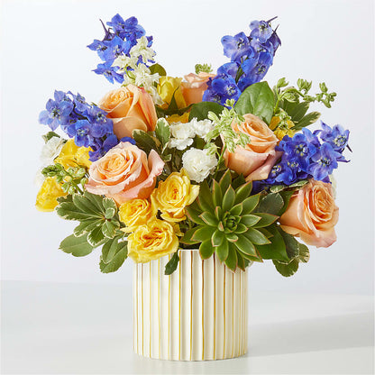 Cobalt Reverie Bouquet – BERMAN'S FLOWERS, Kingsburg CA
