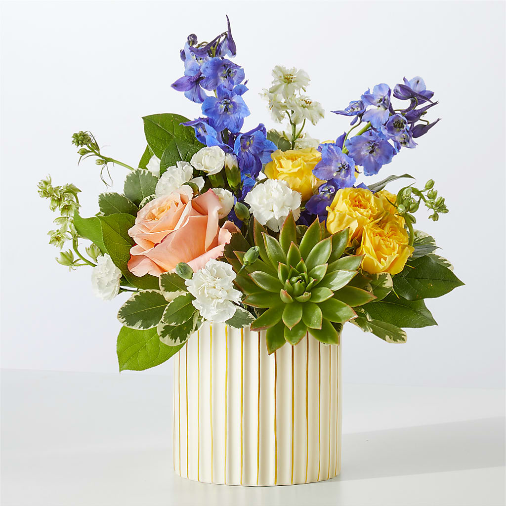 Cobalt Reverie Bouquet – BERMAN'S FLOWERS, Kingsburg CA