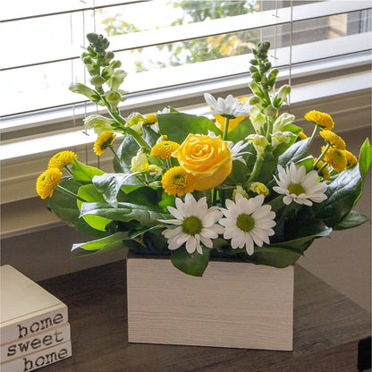 Sun Salutation Box Bouquet – BERMAN'S FLOWERS, Kingsburg CA