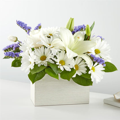 Beyond Blue Box Bouquet – BERMAN'S FLOWERS, Kingsburg CA