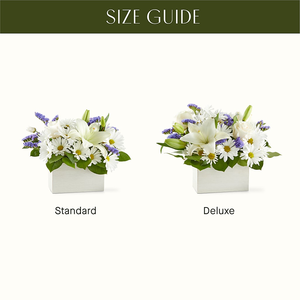 Beyond Blue Box Bouquet – BERMAN'S FLOWERS, Kingsburg CA