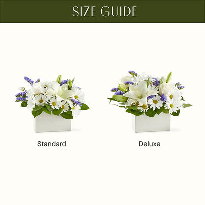 Beyond Blue Box Bouquet – BERMAN'S FLOWERS, Kingsburg CA