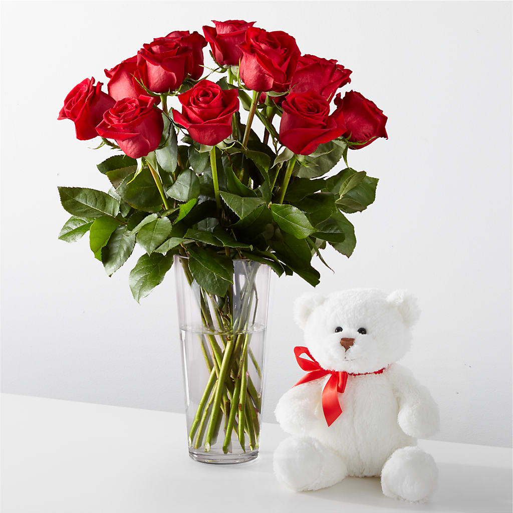 Romantic Long Stem Red Rose Bouquet Bundles – BERMAN'S FLOWERS, Kingsburg CA