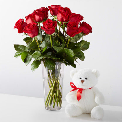 Romantic Long Stem Red Rose Bouquet Bundles – BERMAN'S FLOWERS, Kingsburg CA