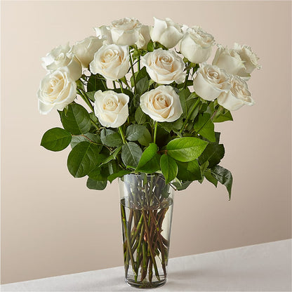Long Stem White Rose Bouquet – BERMAN'S FLOWERS, Kingsburg CA
