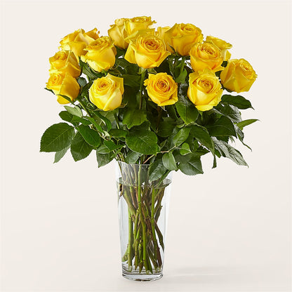 Long Stem Yellow Rose Bouquet – BERMAN'S FLOWERS, Kingsburg CA
