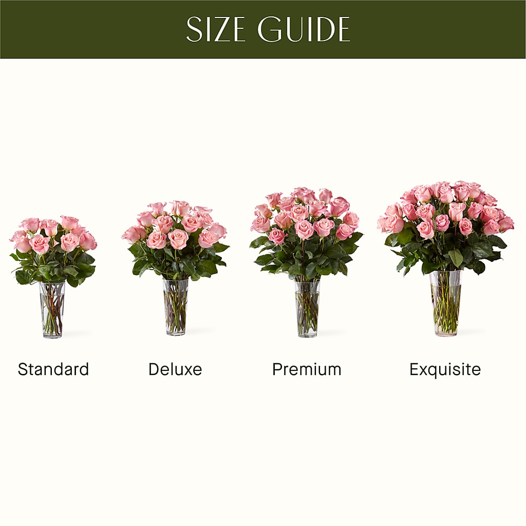 Long Stem Pink Rose Bouquet – BERMAN'S FLOWERS, Kingsburg CA