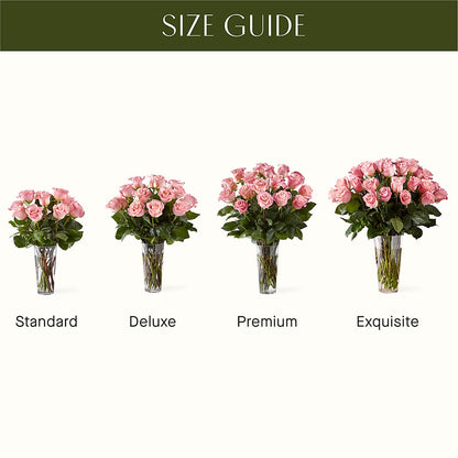 Long Stem Pink Rose Bouquet – BERMAN'S FLOWERS, Kingsburg CA