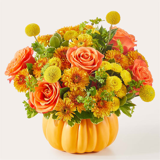 Gourdgeous Pumpkin – BERMAN'S FLOWERS, Kingsburg CA