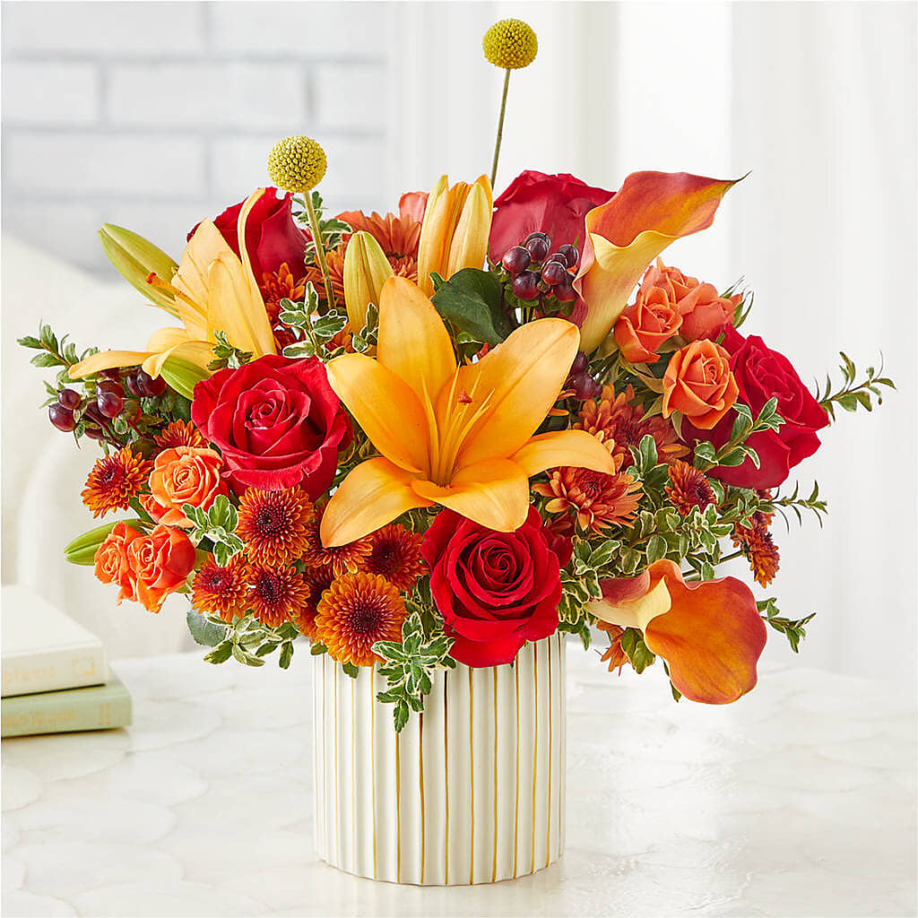 Scarlet Skies Bouquet – BERMAN'S FLOWERS, Kingsburg CA
