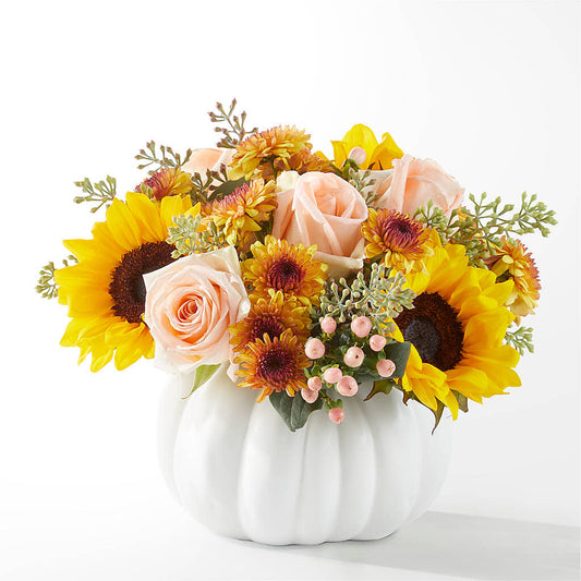 Pumpkin to Talk About Bouquet – BERMAN'S FLOWERS, Kingsburg CA