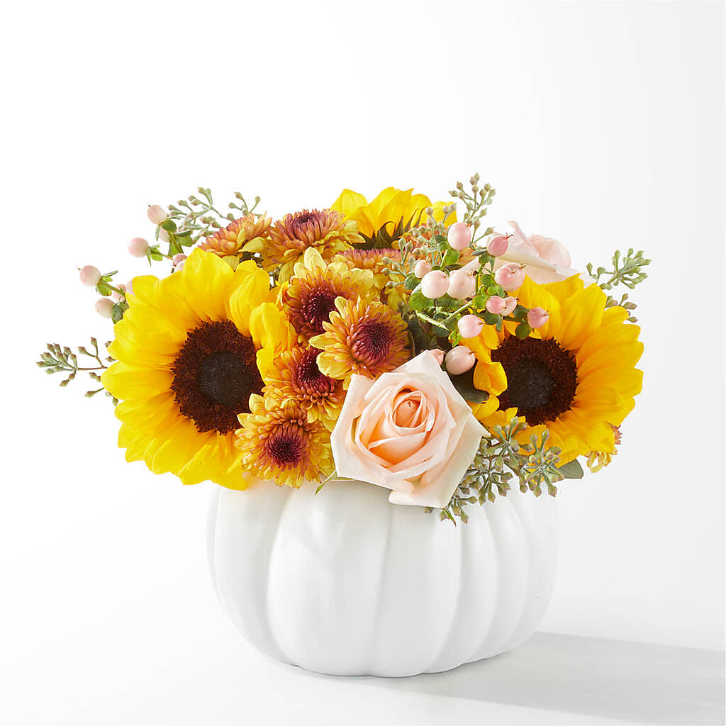 Pumpkin to Talk About Bouquet – BERMAN'S FLOWERS, Kingsburg CA