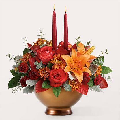 Fruits of Fall Centerpiece – BERMAN'S FLOWERS, Kingsburg CA