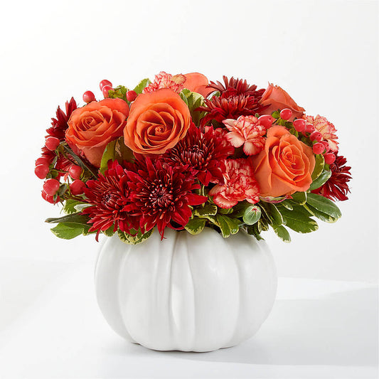 Autumn Air Pumpkin Bouquet – BERMAN'S FLOWERS, Kingsburg CA