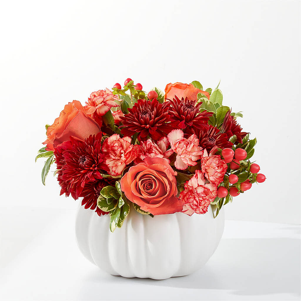 Autumn Air Pumpkin Bouquet – BERMAN'S FLOWERS, Kingsburg CA