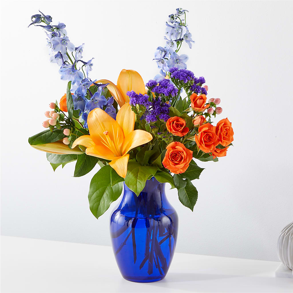 Radiant Citrus Bouquet – BERMAN'S FLOWERS, Kingsburg CA