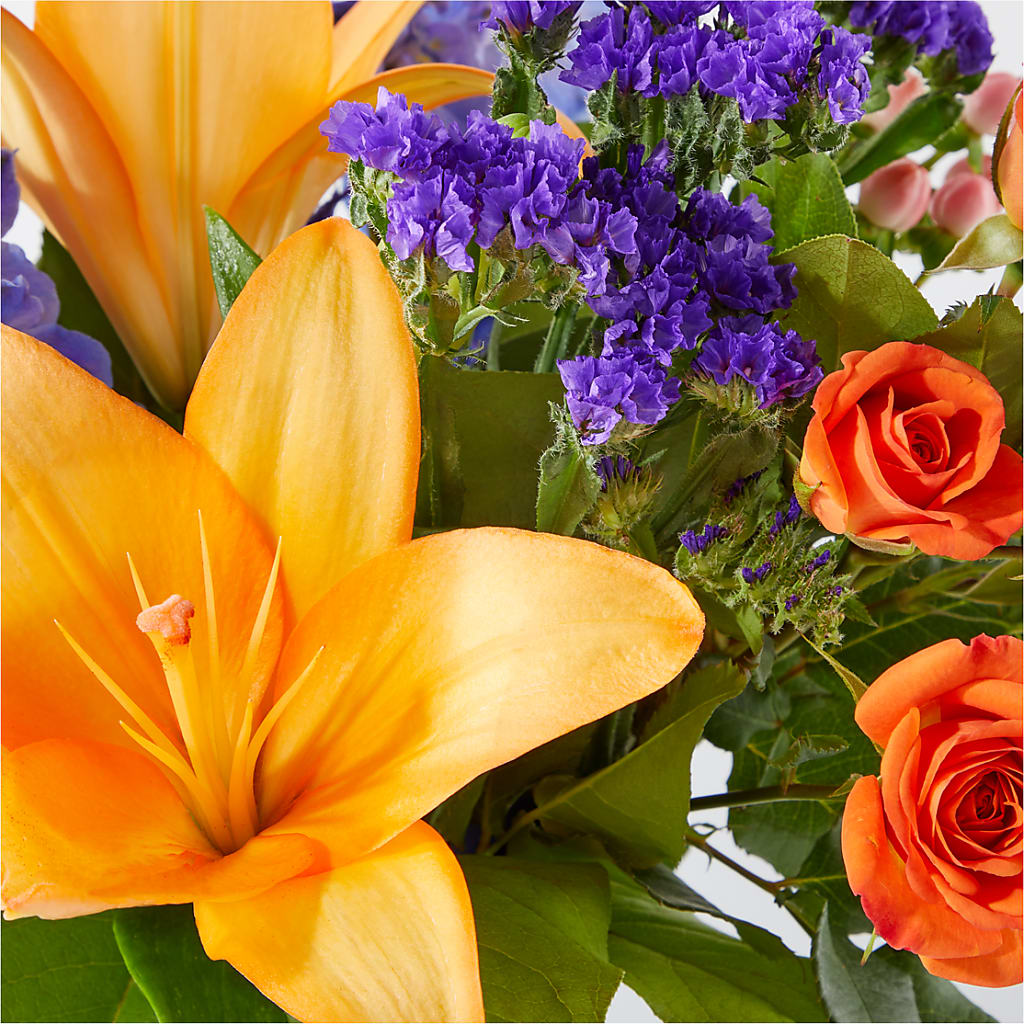Radiant Citrus Bouquet – BERMAN'S FLOWERS, Kingsburg CA