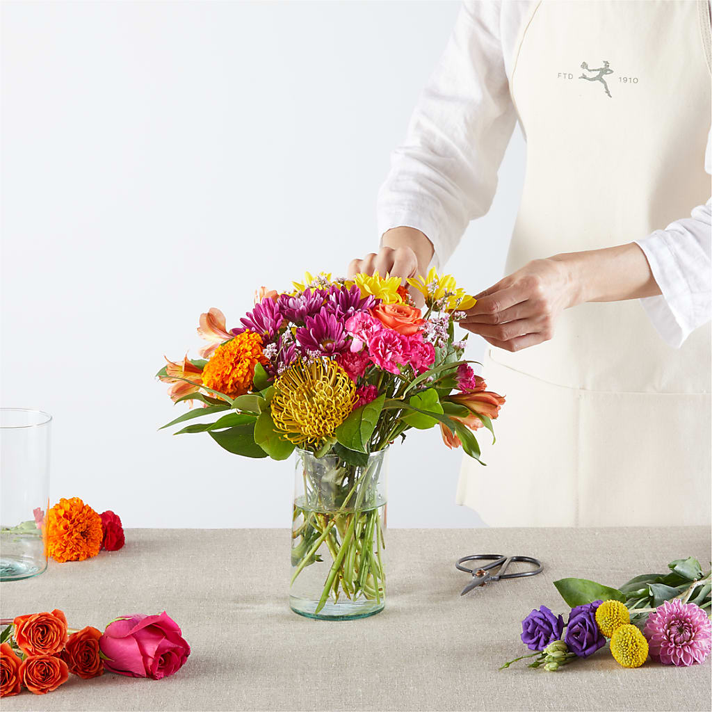 Feast of Color – A Florist Original – BERMAN'S FLOWERS, Kingsburg CA