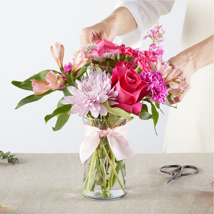 Pink Ribbon - A Florist Original – BERMAN'S FLOWERS, Kingsburg CA
