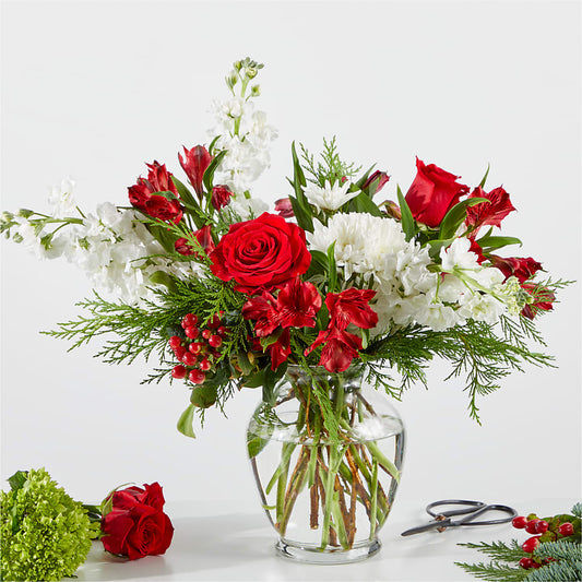 Merry Moment Bouquet – A Florist Original – BERMAN'S FLOWERS, Kingsburg CA