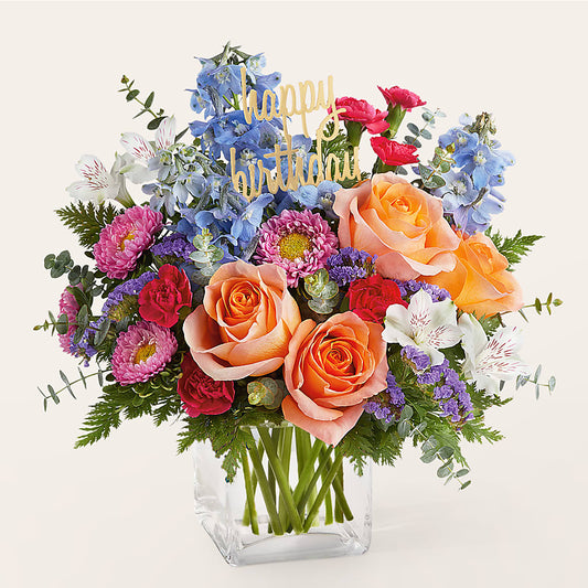 Birthday Bash Bouquet – BERMAN'S FLOWERS, Kingsburg CA