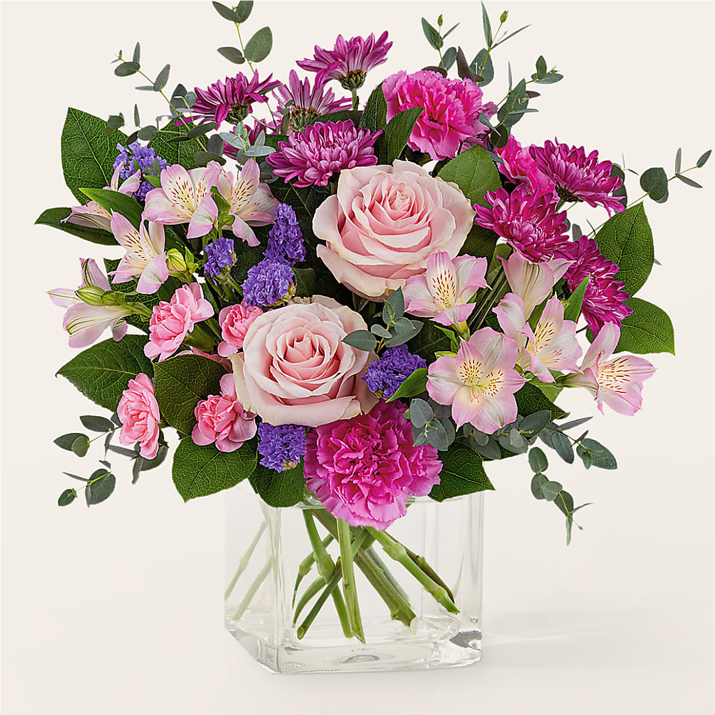 Rosy Radiance Bouquet – BERMAN'S FLOWERS, Kingsburg CA