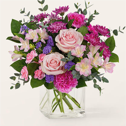 Rosy Radiance Bouquet – BERMAN'S FLOWERS, Kingsburg CA