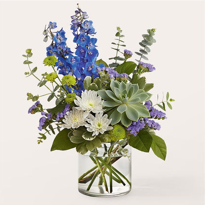 Cerulean Waves Bouquet – BERMAN'S FLOWERS, Kingsburg CA