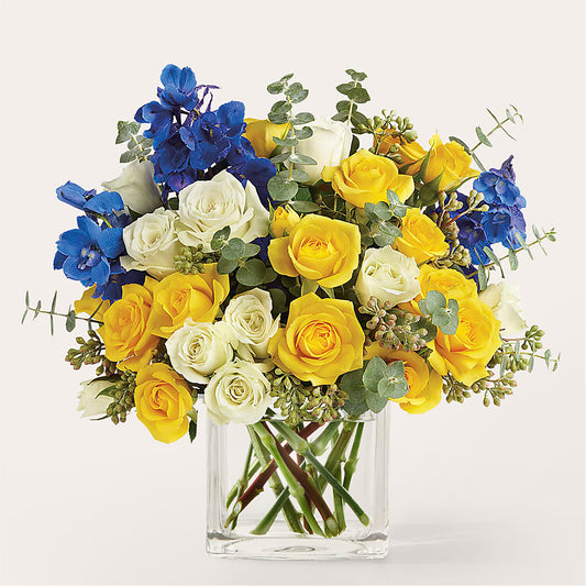 Sparkling Citrine Bouquet – BERMAN'S FLOWERS, Kingsburg CA