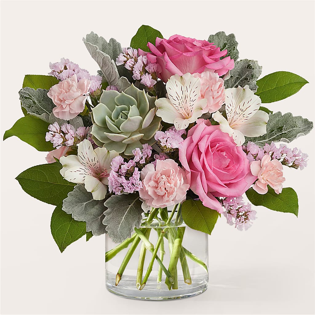 Dusty Rose Bouquet – BERMAN'S FLOWERS, Kingsburg CA