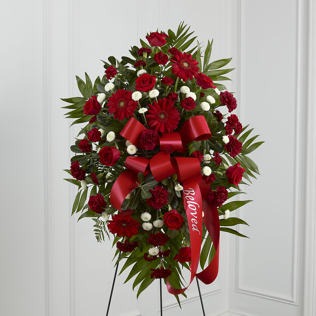 Treasured Memories Standing Spray – BERMAN'S FLOWERS, Kingsburg CA