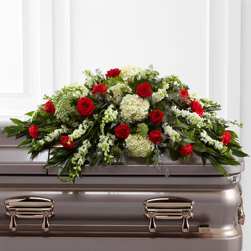 Sincerity Casket Spray – BERMAN'S FLOWERS, Kingsburg CA