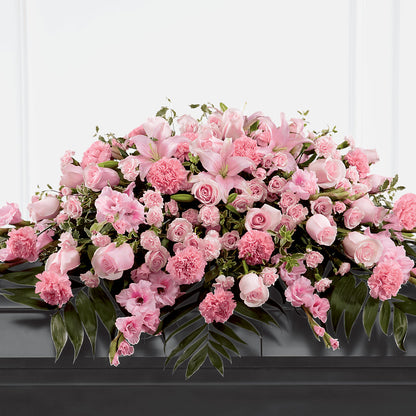 Garden of Comfort Casket Spray (Standard) – BERMAN'S FLOWERS, Kingsburg CA